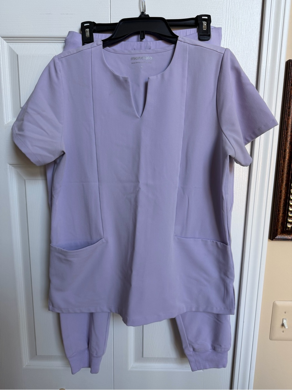 Mandala Lilac Scrub Set